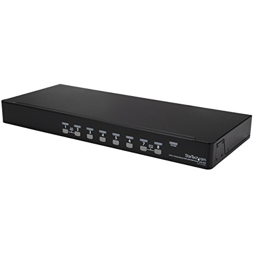 Chaveador Kvm STARTECH.COM RK8110RACK em Preto STARTECH - Comutadores kvm - kvm, rack, preto