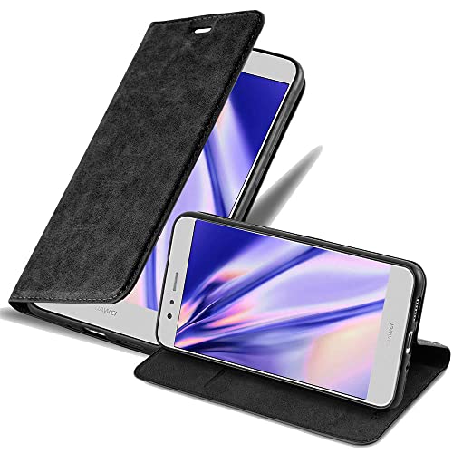 Capa Huawei P10 Lite CADORABO Preto (Acessório Informática e Tel.) CADORABO - Capas para telemóveis - capa, huawei p10 lite, cadorabo, preto, universal, couro