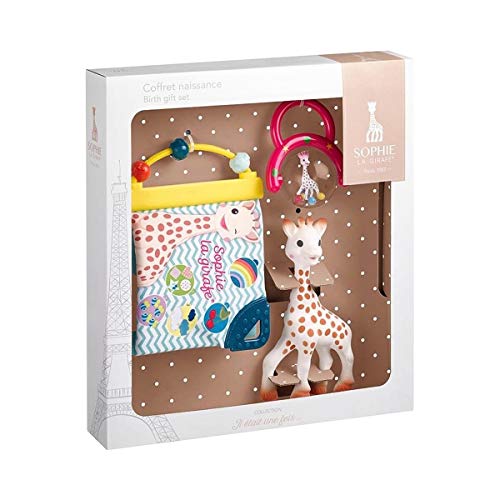 Conjunto de brinquedos para bebés SOPHIE LA GIRAFE 3 peças Vulli - Conjuntos de presente para bebê - conjunto, brinquedos, bebés, sophie la girafe, 3 peças