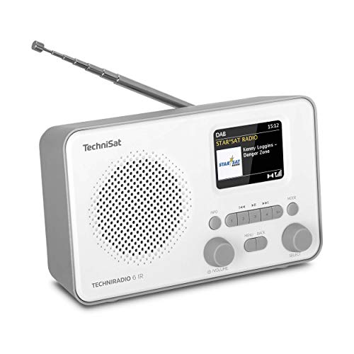 Rádio TECHNISAT Techniradio 6 (Cinzento - Digital - AM/MW/UKW - Pilhas) TechniSat - Áudio - dab+, digital, altifalante 3w, leitor mp3, entrada USB