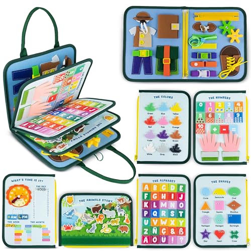 Brinquedo educativo Busy Board 8 x 6 cm Garcon Elite SL - Brinquedos - brinquedo educativo, busy board, 8 x 6 cm, painéis removíveis, tarefas infantis