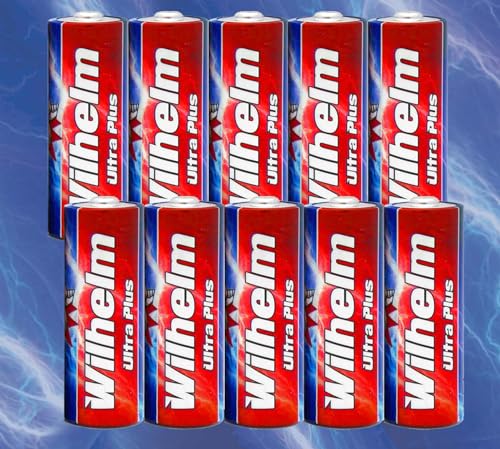 Pilha Recarregável WILHELM 10 x A23 (12V - Alkaline) Wilhelm - Baterias de uso geral - A23, 12V, 55 mAh, recarregável