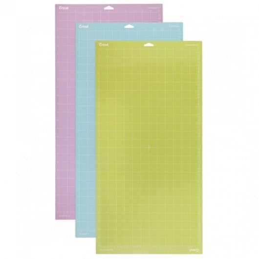 Conjunto de Tapetes para Plotter de Corte CRICUT Cricut - Tapetes de corte - 3 tapetes, aderência baixa, aderência padrão, alta aderência