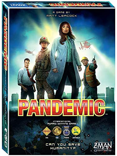 Jogo de Tabuleiro Z-MAN GAMES Pandemic (Idade Mínima Recomendada: 8 anos) Z-Man Games - Jogos de tabuleiro - jogo de tabuleiro, pandemia, estratégia