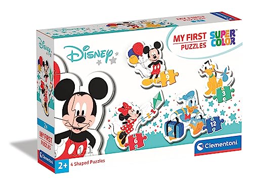 Puzzle CLEMENTONI Disney Mickey Mouse (Idade Mínima Recomendada: 2 anos) CLEMENTONI - Quebra-cabeças - puzzle, madeira, disney, mickey mouse, peças grandes