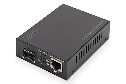 Conversor de vídeo DIGITUS DN-82140 em Preto Digitus - Adaptadores power over ethernet - conversor vídeo, digitus dn-82140, preto, ethernet lan, 1000 mbit/s