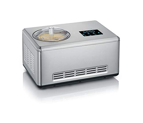 Máquina de Gelados SEVERIN Ez 7405 (Capacidade: 2 L - 180 W) Severin - Máquinas de fazer gelados - 2 L, -10 °C, 180 W, controlo por toque