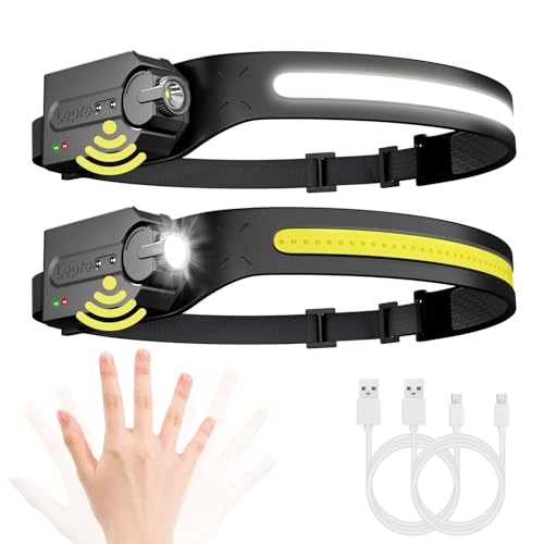 Lanterna Frontal Lepro 230º Led Recarregável Lepro - Lanterna e faróis - 230º, 3 modos, cabeça ajustável, recarregável