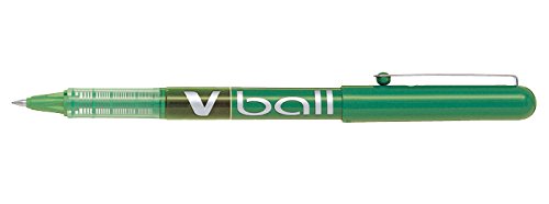 Caneta de Tinta Liquida V-Ball 0.5Mm Verde PILOT Pilot - Canetas - tinta líquida, escrita suave, traço fino, base água