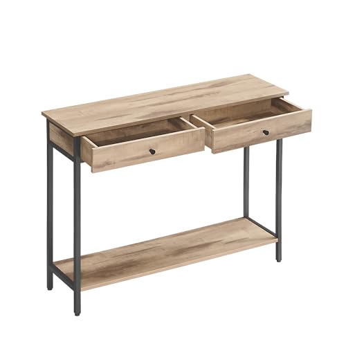 Mesa de Apoio VASAGLE LNT015W01 (Castanho - 68x35x45 cm) VASAGLE - Conjuntos de móveis - 68x35x45 cm, MDF, castanho, 2,5 kg