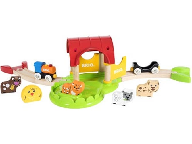 Brinquedo de Construção BRIO Farm (Idade Mínima Recomendada: 18 meses) BRIO - Conjuntos de brinquedos - brinquedo, construção, brio, farm, 18 meses