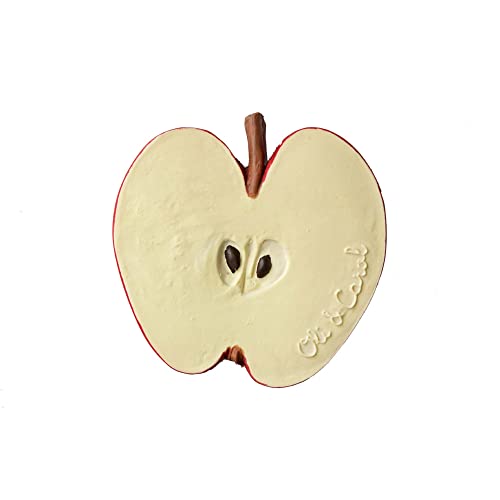 Mordedor para bebés OLI&CAROL Pepita the apple Oli&Carol - Brinquedos - estimula sentidos, descobre mundo, alivia dor, bebés