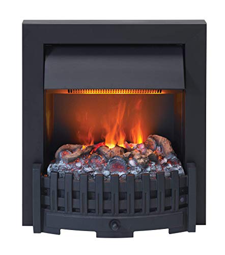 Lareira Dimplex Inset | Aço inoxidável, Preto (Climatização e ventilação) EWT - Lareiras - elétrico, preto, 2000 W, termostato
