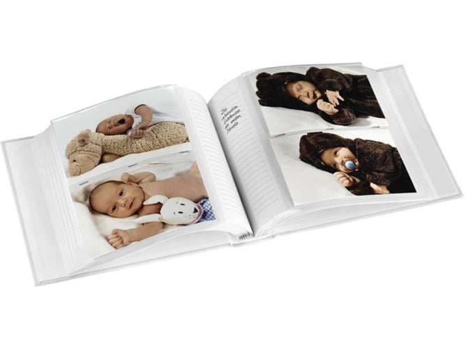 Álbum de Fotografias HAMA Bernd Castanho Hama - Álbuns de fotos - capa impressa, papel branco, montagem de fotos, 100 folhas