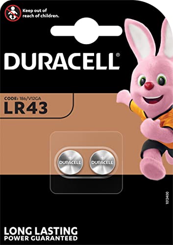 Pilhas Não Recarregáveis DURACELL LR44 (1 unidade) Duracell - Baterias de uso geral - alcalino, cilíndrico, 1,5v, preto
