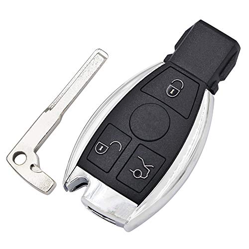 Chaves de Controle Remoto 3 Botões para Mercedes-Benz Super1 - Alarmes e fechaduras de veículos - controle remoto, 3 botões, mercedes-benz