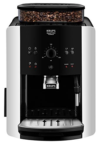 Máquina de café Krups EA811810 | Preto, Inox (Pequeno Almoço / Café) Krups - Cafeteiras e máquinas de expresso - café moído, cafeteira elétrica, preto, inox