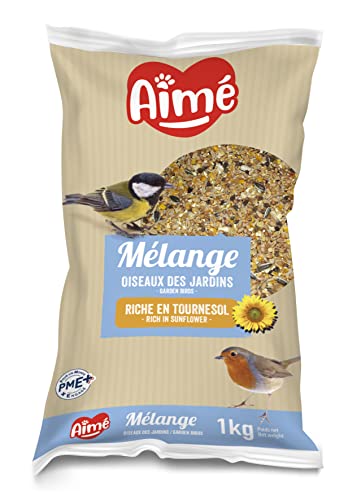 Comida para Pássaros AMA BIRDING (1 kg) Agrobiothers - Alimentos para pássaros - semeador, girassol, milho, arroz