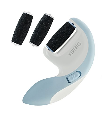 HoMedics 1-PC Soft As Silk Pedicure Set Homedics - Banho e corpo - pé, 2 velocidades, 3 rodas, crystal de diamante