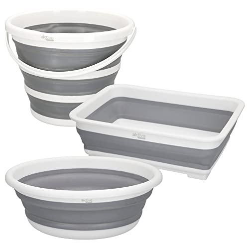 Conjunto de Acessórios para Campismo AKTIVE COLORBABY - Baldes - campismo, acessórios