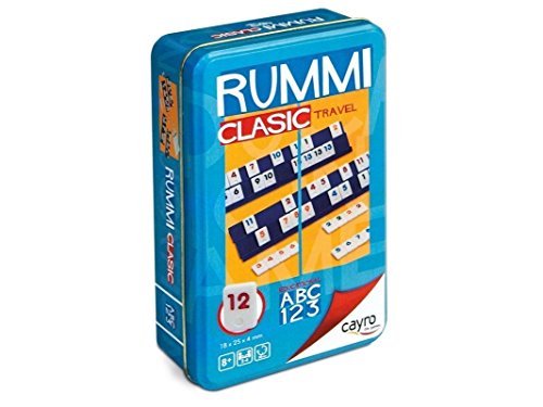 Jogo de tabuleiro CAYRO TRAVEL RUMMI (8 anos) Cayro - Jogos de tabuleiro - viagem, fácil, 4 jogadores, 100 pontos