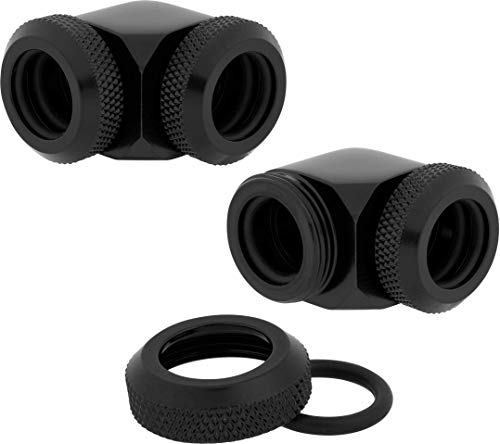 Tubo de água CORSAIR Hydro X Series XF Hardline 90° Corsair - Adaptadores de tubulação e buchas - tubo, água, corsair, hydro x series, xf hardline 90°, conector
