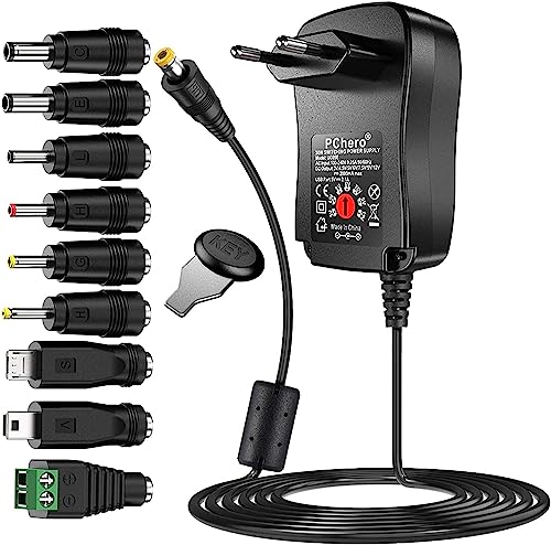 Adaptador PCHERO 30W Universal AC/DC (Universal) PChero - Adaptadores de energia e carregadores - universal, 30w, ca/dc