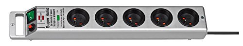 Extensão Elétrica BRENNENSTUHL 1151330300 Brennenstuhl - Fios e cabos elétricos - 2 tomadas, 15m, interruptor, 230v