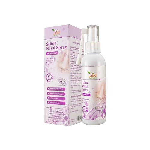 Spray Nasal Salino Instantaneo Alivio 100 Ml AQUAMARINE Ved Healthcare - Banho e corpo - salino, instantâneo, alívio, 100 ml