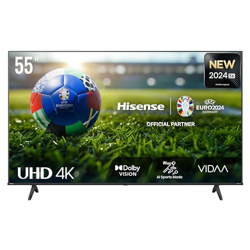 TV HISENSE 55E6NT (LED - 55'' - 140 cm - 4K Ultra HD - Smart TV) Hisense - Televisores - 55 polegadas, 4K UHD, smart tv, android tv