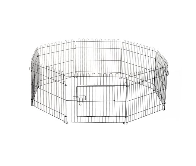 Parque para Animais de Estimação PawHut | 71 x 61 cm - Preto PawHut - Parques de diversão para animais de estimação - 71 x 61 cm, preto, 8 peças, exterior