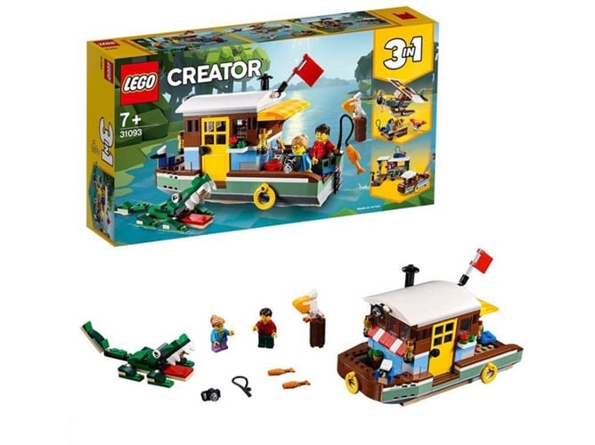 LEGO Creator - Barco Fluvial (Idade Mínima Recomendada: 7 anos) LEGO - Blocos de encaixe - lego, barco fluvial, idade mínima recomendada