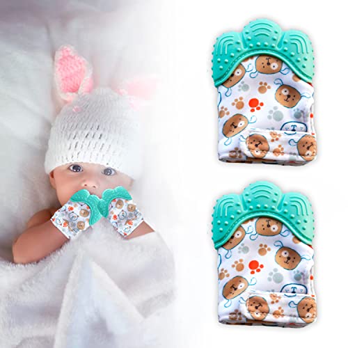 Pack 2 Manoplas de Detenção para Bebés WS WorlsTrend - Chupetas e mordedores - conjunto, rascada, borracha, lavável
