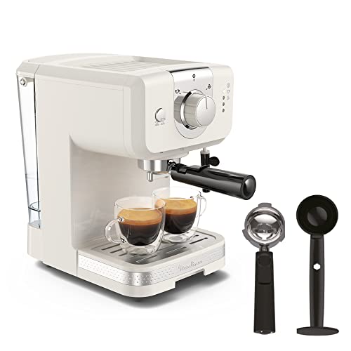 Máquina Espresso MOULINEX Opio Soleil XP330A (15 bar - 3 Níveis de Moagem) Moulinex - Máquinas de café espresso - 15 bar, 3 níveis moagem, removível, 1,5 L