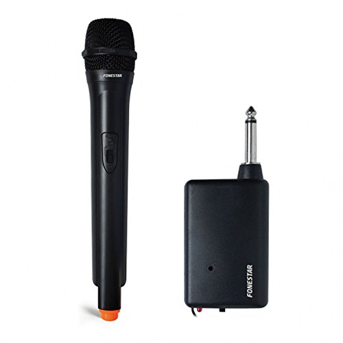 Microfone FONESTAR Ik-163 (Preto - 10 m - Até 1000 Hz) FONESTAR - Microfones - preto, 10m, 1000Hz