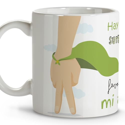 Caneca DISFRAZZES Amigos (Vermelho - 8,6 x 8,6 cm) LolaPix - Canecas - vermelho, 8,6 x 8,6 cm, 300 ml, cerâmica, plástico