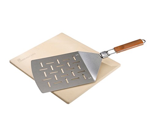Acessórios para Churasqueiras/Grelhadores Ao Ar Livre LANDMANN 13219 Landmann - Móveis de exterior - pedra para pizza, preto, alumínio