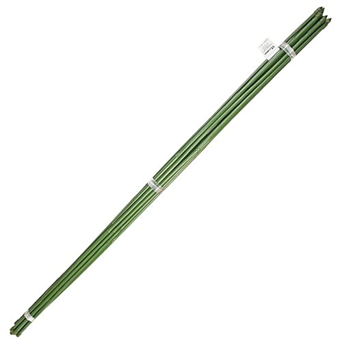Varas de bambu plastificados para jardim SATURNIA - Gaiolas e suportes para plantas - bambu, plastificado, jardim
