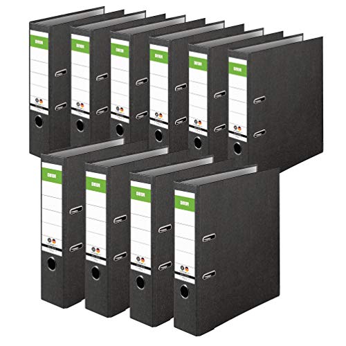 Pack 10 Capas para Encadernação DINOR 15039820 Falken - Pastas Organizadoras - 10 capas, DINOR, 15039820, papel branco, papel preto, a4