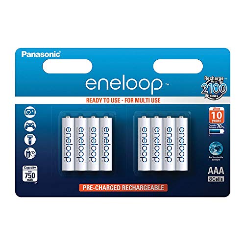 Bateria PANASONIC BK-4MCCE/8BE para TV Panasonic - Baterias de uso geral - recarregável, ni-mh, 1000 mAh, preto