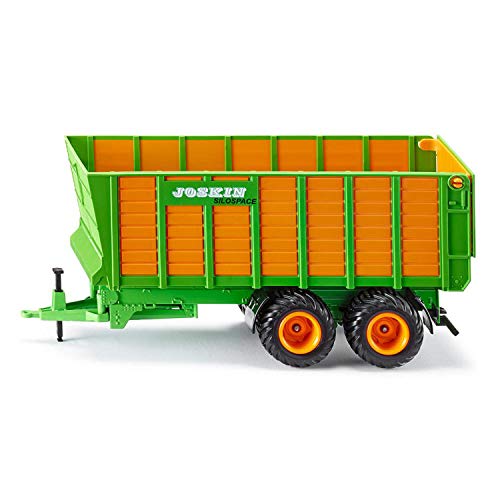 Veículo SIKU Trator John Deere com Reboque SIKU - Modelos em escala - reboque, forragem, 1:32, agricultura