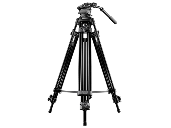 Tripé MANTONA Dolomit 1300 (Alumínio - Altura Máx.: 130 cm - Cabeça a Vácuo) Mantona - Tripés e monopés - 130 cm, 2 kg, 8,3 cm, 3 pernas