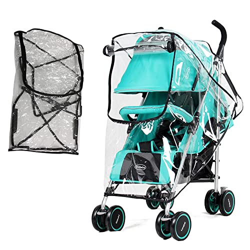 Capa Impermeável Universal Transparente 1 Peça PFLYPF - Acessórios de carrinho de bebê - impermeável, transparente, universal