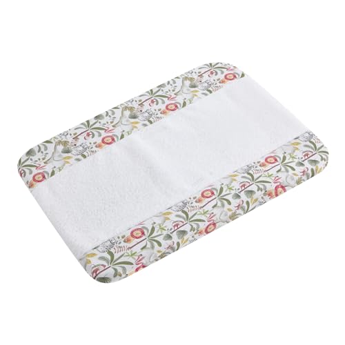 Cool Dreams Changing Pad Cover Safari Jungle White 50X80 COOL-DREAMS - Móveis para bebês e crianças pequenas - 50x80, tecido ondulado, mudanças, bebé