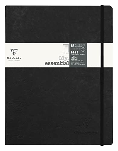 Caderno Clairefontaine Collection Age Bag Preto Clairefontaine Rhodia - Cadernos e bloco de notas - caderno, clairefontaine, collection, age bag, preto