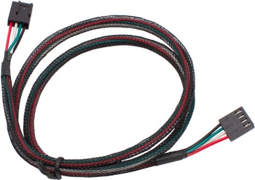 Cabo de Alimentação AQUA COMPUTER (Molex - 30 cm - Preto) Aqua Computer - Fios e cabos elétricos - 30 cm, preto, molex, internamente