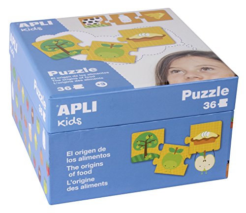 Puzzle 2D APLI 14360 (Idade Mínima Recomendada: 3 anos) Apli kids - Quebra-cabeças de encaixar - puzzle, 2d, aplí 14360, idade mínima recomendada, 3 anos, peças grandes, alimentos