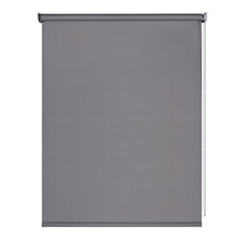 Estores Enroláveis com Tecido de Rolo Preto de Fundo de Janela 80 X 250 Cm STORES DECO STORESDECO - Persianas e cortinas - estores, enroláveis, tecido, rolo, preto, fundo