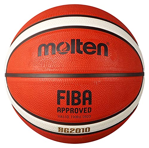 Bola de Basquetebol MOLLEN BG2010 (Laranja - PVC) Molten - Bolas de basquete - 400 g, 2,4 cm, pvc, multifunções