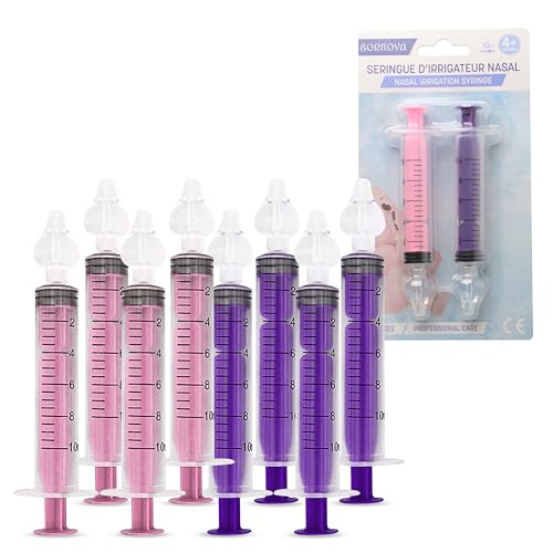 Kit de Limpeza Nasal Bornova 8 Jeringas BORNOVA - Cuidados respiratórios - 8 jeringas, borracha, silicone, higiene nasal